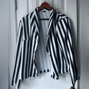 striped suit jacket